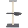 Katzenkratzbaum mit dunkelgrauen Sisalstämmen 72 cm von vidaXL, Katzenmöbel - Ref: Foro24-171770, Preis: 27,85 €, Rabatt: %