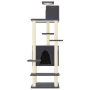 Cat scratching post with dark gray sisal posts 154 cm by vidaXL, Cat furniture - Ref: Foro24-171773, Price: 68,24 €, Discount: %