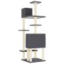 Cat scratching post with dark gray sisal posts 154 cm by vidaXL, Cat furniture - Ref: Foro24-171773, Price: 68,24 €, Discount: %