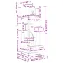 Katzenkratzbaum mit dunkelgrauen Sisalstämmen, 154 cm von vidaXL, Katzenmöbel - Ref: Foro24-171773, Preis: 69,33 €, Rabatt: %