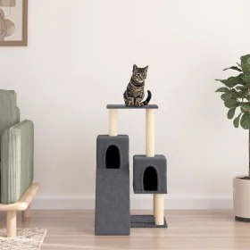 Cat scratching post with dark gray sisal posts 82 cm by vidaXL, Cat furniture - Ref: Foro24-171779, Price: 39,66 €, Discount: %