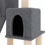 Cat scratching post with dark gray sisal posts 82 cm by vidaXL, Cat furniture - Ref: Foro24-171779, Price: 39,66 €, Discount: %