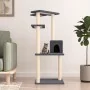 Cat scratching post with dark gray sisal posts 123 cm by vidaXL, Cat furniture - Ref: Foro24-171785, Price: 48,76 €, Discount: %