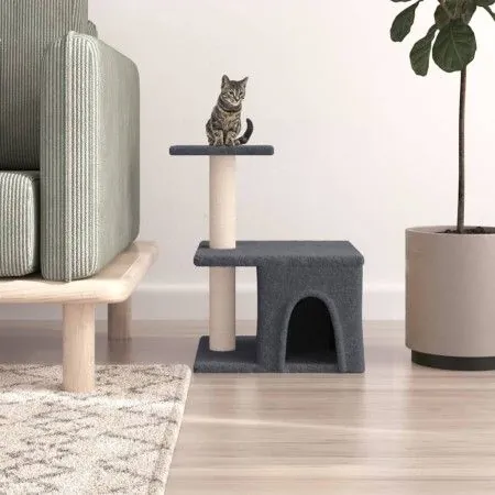 Cat scratching post with dark gray sisal posts 48 cm by vidaXL, Cat furniture - Ref: Foro24-171788, Price: 26,43 €, Discount: %