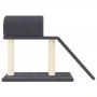 Cat scratching post with tunnel and dark gray ladder 55.5 cm by vidaXL, Cat furniture - Ref: Foro24-171791, Price: 40,49 €, D...