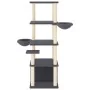 Cat scratching post with dark gray sisal posts 147 cm by vidaXL, Cat furniture - Ref: Foro24-171782, Price: 76,99 €, Discount: %