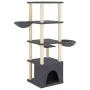 Cat scratching post with dark gray sisal posts 147 cm by vidaXL, Cat furniture - Ref: Foro24-171782, Price: 76,99 €, Discount: %