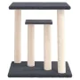 Postes rascadores para gatos con plataformas gris oscuro 50 cm de vidaXL, Mobiliario para gatos - Ref: Foro24-172045, Precio:...