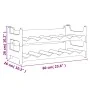 Flaschenregal für 12 stapelbare PP-Flaschen von vidaXL, Weinregale - Ref: Foro24-154977, Preis: 38,42 €, Rabatt: %