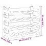 Flaschenregal für 24 stapelbare PP-Flaschen von vidaXL, Weinregale - Ref: Foro24-154978, Preis: 55,76 €, Rabatt: %