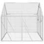 Pajarera de aluminio color plateado 1,79x2x1,85 m de vidaXL, Pies y jaulas para pájaros - Ref: Foro24-3155795, Precio: 370,72...