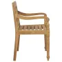 Batavia chairs 4 units solid teak wood by vidaXL, Garden chairs - Ref: Foro24-3073292, Price: 464,54 €, Discount: %