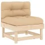 5-teiliges Gartenmöbel-Set und Massivholzkissen von vidaXL, Gartensets - Ref: Foro24-3185787, Preis: 369,39 €, Rabatt: %