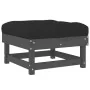 5-teiliges Gartenmöbel-Set und graue Massivholzkissen von vidaXL, Gartensets - Ref: Foro24-3185789, Preis: 494,44 €, Rabatt: %