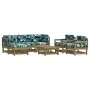 7-piece garden furniture set with impregnated pine wood cushions by vidaXL, Garden sets - Ref: Foro24-3185814, Price: 578,20 ...