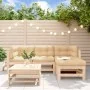 5-teiliges Gartenmöbel-Set und Massivholzkissen von vidaXL, Gartensets - Ref: Foro24-3185801, Preis: 406,06 €, Rabatt: %