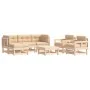 7-teiliges Gartenmöbel-Set und Massivholzkissen von vidaXL, Gartensets - Ref: Foro24-3185808, Preis: 526,56 €, Rabatt: %