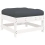 6-piece garden furniture set and white solid wood cushions by vidaXL, Garden sets - Ref: Foro24-3185907, Price: 465,34 €, Dis...