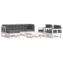 7-piece garden furniture set and white solid wood cushions by vidaXL, Garden sets - Ref: Foro24-3185809, Price: 608,84 €, Dis...
