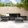 Garden furniture set 6 pieces and gray solid wood cushions by vidaXL, Garden sets - Ref: Foro24-3185908, Price: 508,77 €, Dis...