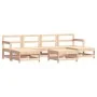 7-piece garden furniture set and solid wood cushions by vidaXL, Garden sets - Ref: Foro24-3185934, Price: 485,26 €, Discount: %