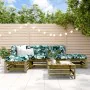 Juego de muebles jardín 6 pzas y cojines madera pino impregnada de vidaXL, Conjuntos de jardín - Ref: Foro24-3185919, Precio:...