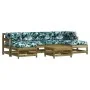 7-teiliges Gartenmöbel-Set mit Kissen aus imprägniertem Kiefernholz von vidaXL, Gartensets - Ref: Foro24-3185940, Preis: 558,...
