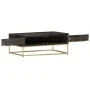 Solid black and gold mango wood coffee table 90x50x35cm by vidaXL, Coffee table - Ref: Foro24-286515, Price: 265,89 €, Discou...