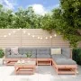 7-teiliges Gartenmöbel-Set mit Kissen aus Douglasienholz von vidaXL, Gartensets - Ref: Foro24-3185960, Preis: 534,76 €, Rabat...