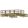 Gartenmöbel-Set 7-teilig und Kissen aus imprägnierter Kiefer\n von vidaXL, Gartensets - Ref: Foro24-3185968, Preis: 652,89 €,...