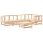 Juego de muebles de jardín 6 piezas y cojines madera maciza de vidaXL, Conjuntos de jardín - Ref: Foro24-3185983, Precio: 504...