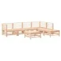 Juego de muebles de jardín 7 piezas y cojines madera maciza de vidaXL, Conjuntos de jardín - Ref: Foro24-3185976, Precio: 570...