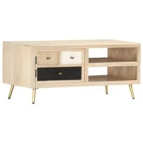 Solid mango wood coffee table 90x45x40cm by vidaXL, Coffee table - Ref: Foro24-286523, Price: 197,01 €, Discount: %