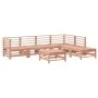 7-piece garden furniture set with Douglas fir wood cushions by vidaXL, Garden sets - Ref: Foro24-3185981, Price: 594,38 €, Di...