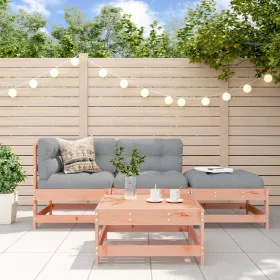 4-piece garden furniture set with Douglas fir wood cushions by vidaXL, Garden sets - Ref: Foro24-3186030, Price: 372,16 €, Di...