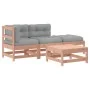 4-piece garden furniture set with Douglas fir wood cushions by vidaXL, Garden sets - Ref: Foro24-3186030, Price: 372,22 €, Di...