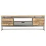 Solid mango wood TV cabinet 120x30x40 cm by vidaXL, TV Furniture - Ref: Foro24-286533, Price: 267,64 €, Discount: %