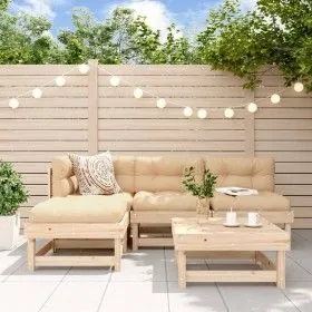 5-piece garden furniture set and solid wood cushions by vidaXL, Garden sets - Ref: Foro24-3186039, Price: 384,93 €, Discount: %