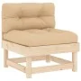 Juego de muebles de jardín 5 piezas y cojines madera maciza de vidaXL, Conjuntos de jardín - Ref: Foro24-3186039, Precio: 384...