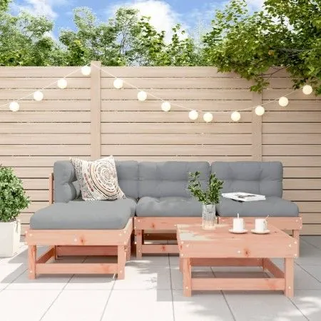 Garden furniture set 5 pieces and cushions made of Douglas fir wood by vidaXL, Garden sets - Ref: Foro24-3186044, Price: 378,...