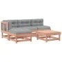 Garden furniture set 5 pieces and cushions made of Douglas fir wood by vidaXL, Garden sets - Ref: Foro24-3186044, Price: 378,...