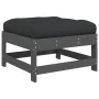 5-teiliges Gartenmöbel-Set und graue Massivholzkissen von vidaXL, Gartensets - Ref: Foro24-3186062, Preis: 433,37 €, Rabatt: %