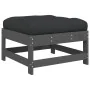 5-teiliges Gartenmöbel-Set und graue Massivholzkissen von vidaXL, Gartensets - Ref: Foro24-3186055, Preis: 439,53 €, Rabatt: %