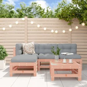 5-teiliges Gartenmöbel-Set mit Kissen aus Douglasienholz von vidaXL, Gartensets - Ref: Foro24-3186072, Preis: 407,44 €, Rabat...