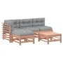 5-teiliges Gartenmöbel-Set mit Kissen aus Douglasienholz von vidaXL, Gartensets - Ref: Foro24-3186072, Preis: 407,44 €, Rabat...