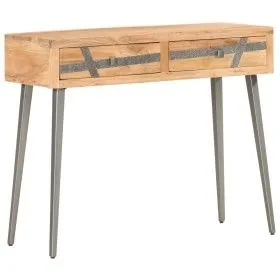 Solid acacia wood console table 90x30x75 cm by vidaXL, Side tables - Ref: Foro24-286549, Price: 116,63 €, Discount: %