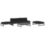 5-teiliges Gartenmöbel-Set und graue Massivholzkissen von vidaXL, Gartensets - Ref: Foro24-3186118, Preis: 970,76 €, Rabatt: %