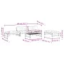 5-teiliges Gartenmöbel-Set und graue Massivholzkissen von vidaXL, Gartensets - Ref: Foro24-3186118, Preis: 970,76 €, Rabatt: %