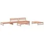 Juego de muebles jardín 5 pzas y cojines madera abeto Douglas de vidaXL, Conjuntos de jardín - Ref: Foro24-3186121, Precio: 8...