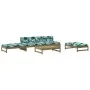 Gartenmöbel-Set 5-teilig und Kissen aus imprägnierter Kiefer\n von vidaXL, Gartensets - Ref: Foro24-3186122, Preis: 873,63 €,...